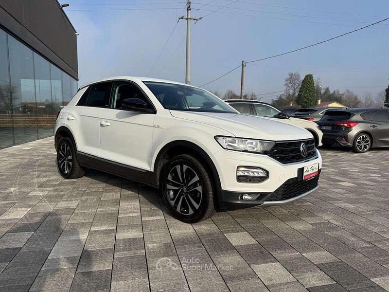 Usata VW T-Roc United 110 CV (80 kW) 2021 Bianco SUV