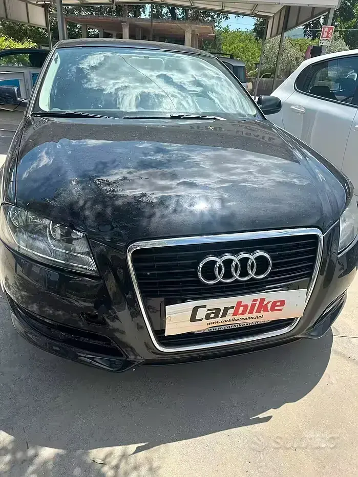 Usata Audi A3 Attraction 140 CV (102 kW) 2012 Nero Utilitaria