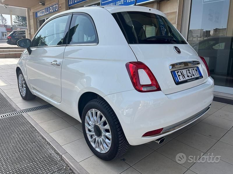Usata Fiat 500 Lounge 69 CV (50 kW) 2018 Bianco Utilitaria