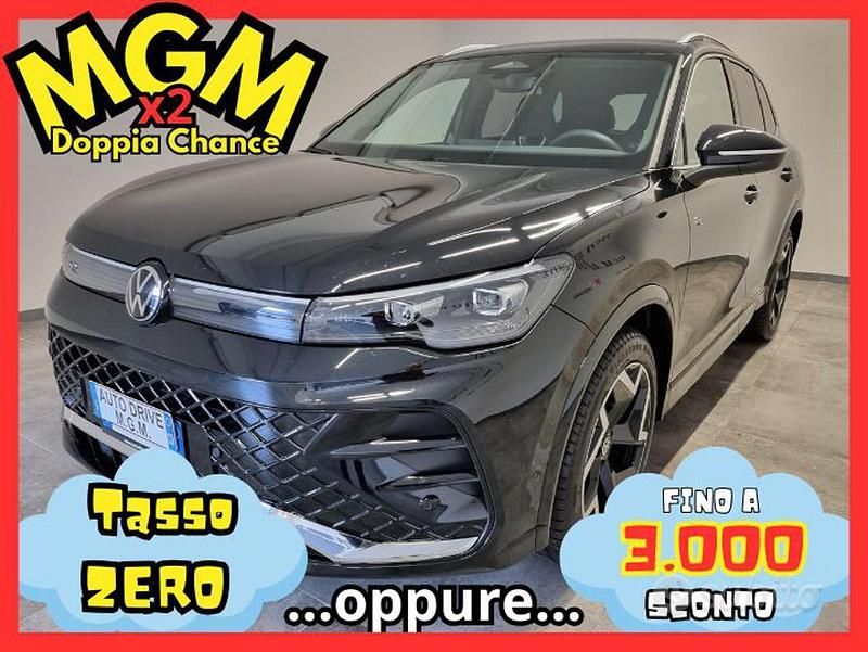 Usata VW Tiguan R-line 150 CV (110 kW) 2025 Nero SUV