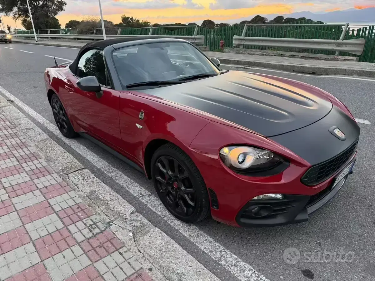 Usata Abarth 124 Spider 170 CV (125 kW) 2019 Rosso Cabrio