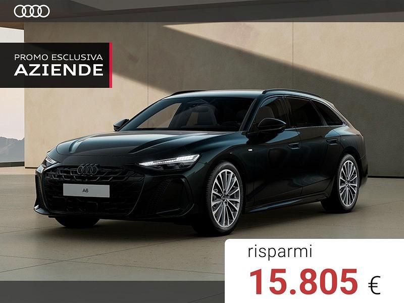 Verde mezzanotte metallizzato Nuova 2025 Audi A6 S-Line Station wagon | 70.200 € (Ottimo prezzo) - Immagine 1/4
