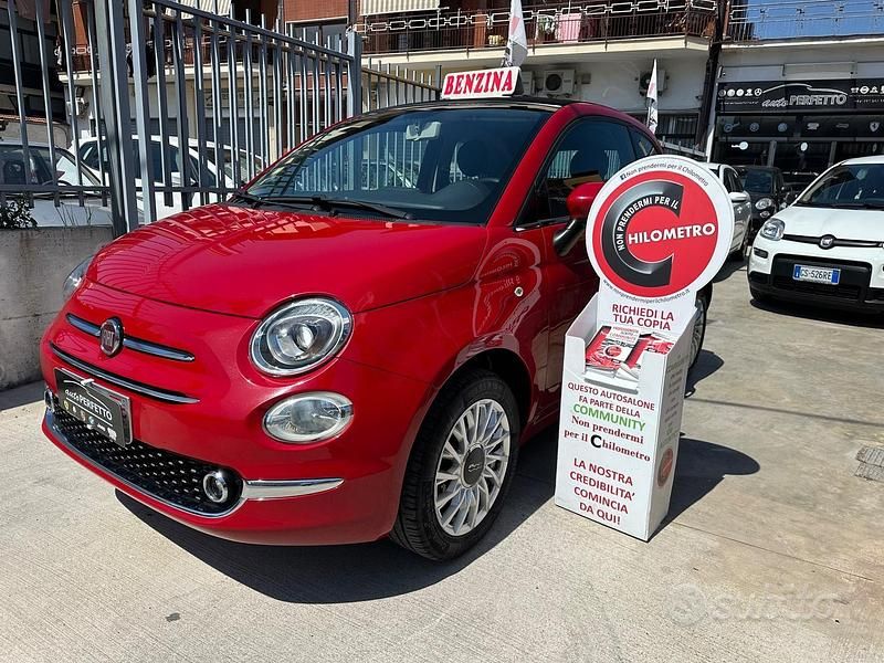 Usata Fiat 500C Lounge 69 CV (50 kW) 2015 Rosso Cabrio