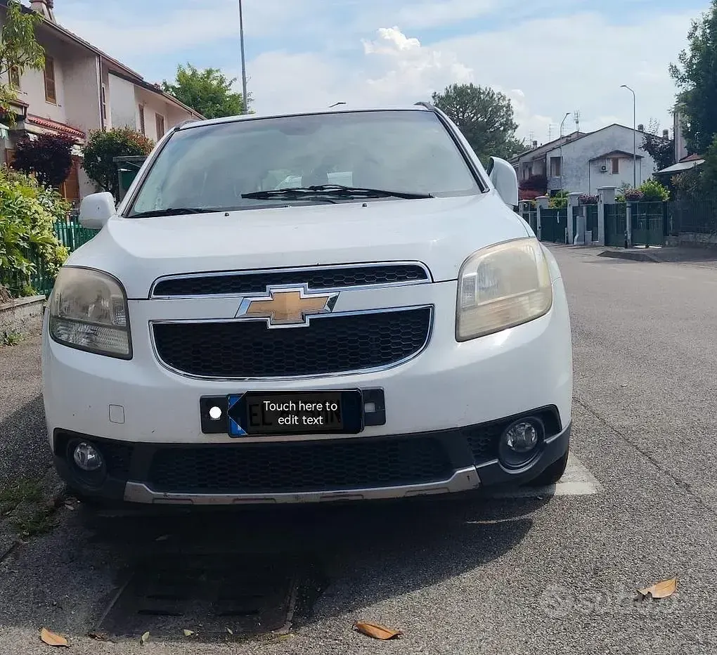 Usata Chevrolet Orlando 141 CV (103 kW) 2011 Bianco Monovolume