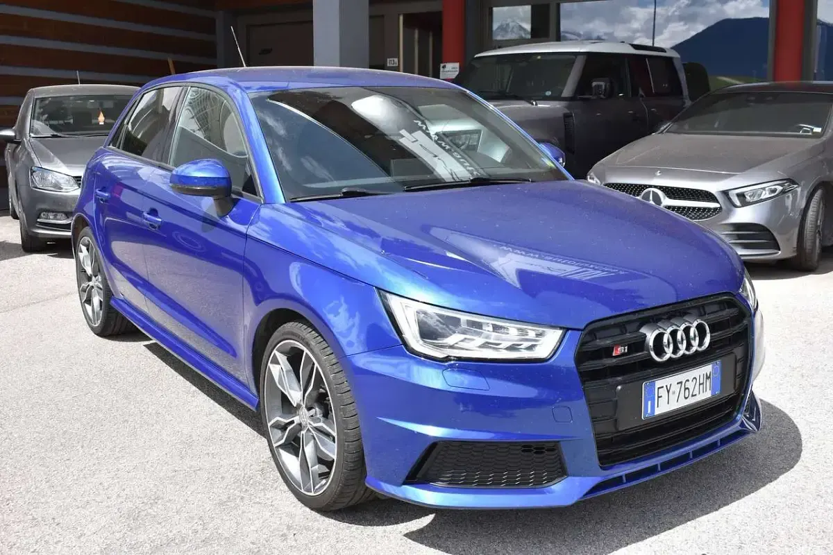 Usata Audi S1 Sportback Ambiente 231 CV (169 kW) 2018 Blu/azzurro Utilitaria