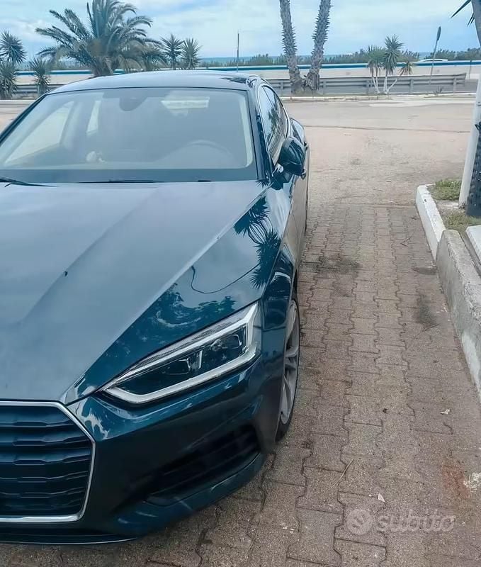 Usata Audi A5 Sportback 190 CV (139 kW) 2018 Grigio Utilitaria