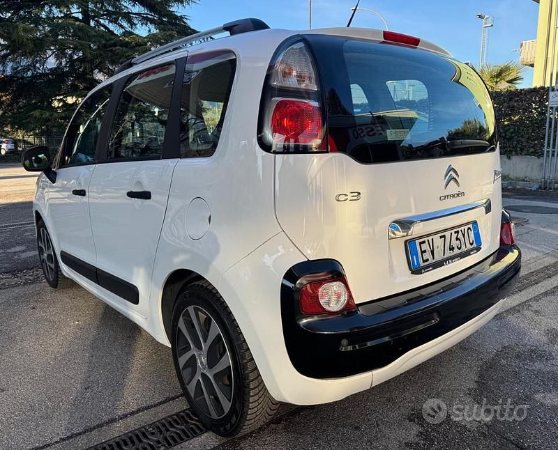 Usata Citroën C3 Picasso Exclusive 92 CV (67 kW) 2014 Bianco Monovolume
