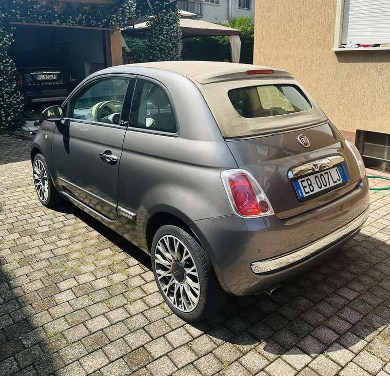 Usata Fiat 500C Lounge 69 CV (50 kW) 2010 Cabrio