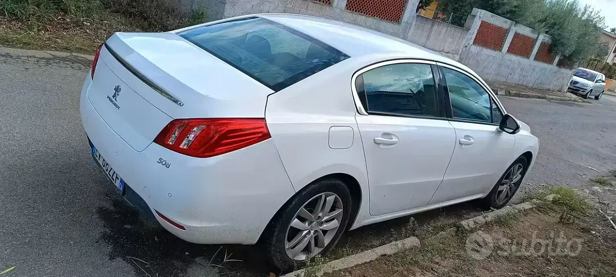Usata Peugeot 508 163 CV (119 kW) 2014 Bianco Berlina