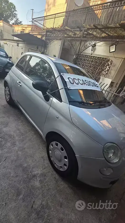 Usata Fiat 500 75 CV (55 kW) 2009 Grigio Cabrio