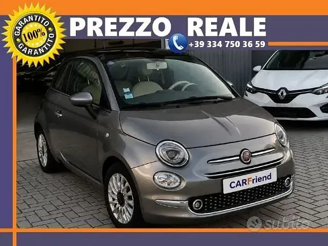 Usata Fiat 500 Lounge 69 CV (50 kW) 2017 Grigio Utilitaria