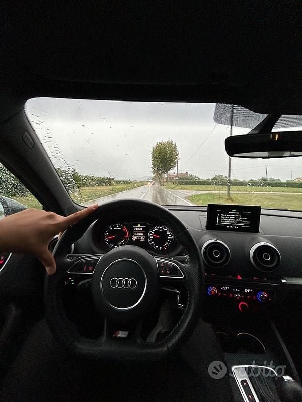 Usata Audi A3 S-Line 150 CV (110 kW) 2016 Grigio Berlina