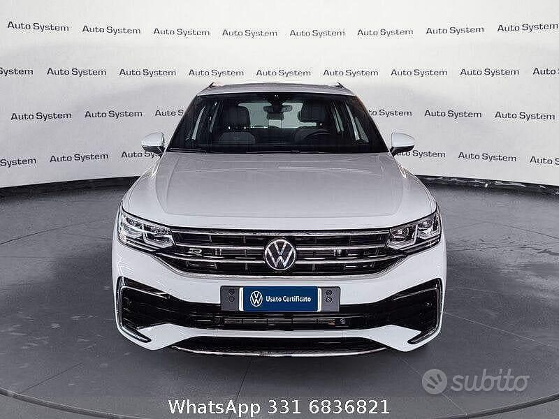 Usata VW Tiguan R-line 150 CV (110 kW) 2023 Bianco SUV