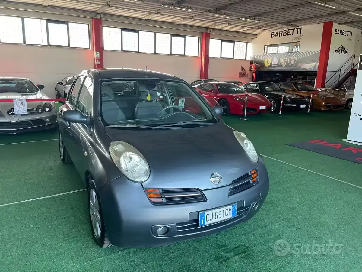 Usata Nissan Micra 88 CV (64 kW) 2004 Grigio Utilitaria