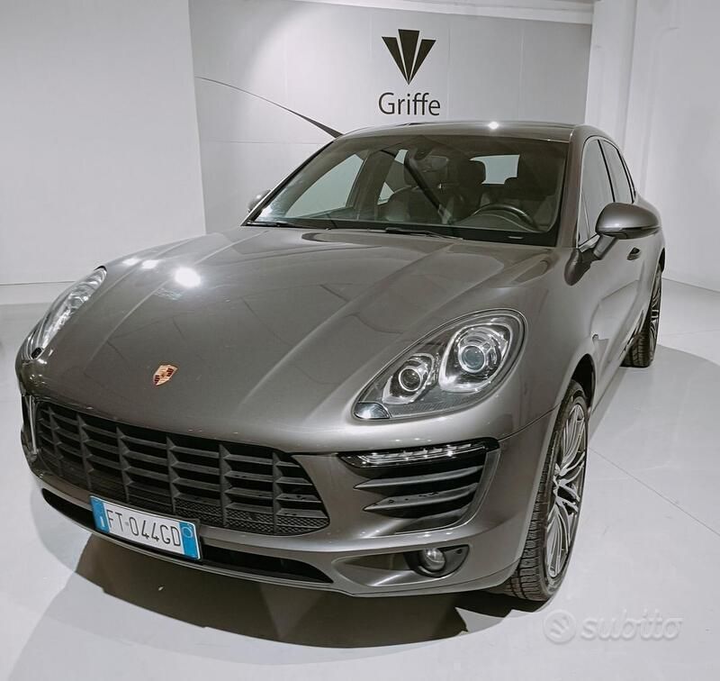 Usata Porsche Macan 250 CV (183 kW) 2015 Grigio SUV