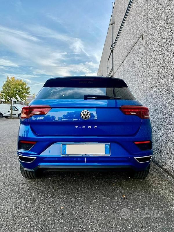 Usata VW T-Roc R-line 2019 Blu SUV