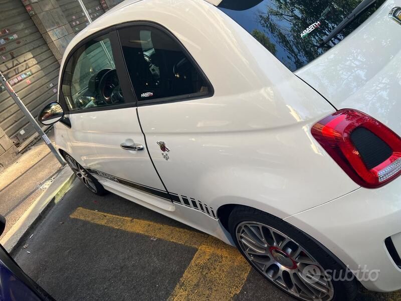 Usata Abarth 595 180 CV (132 kW) 2016 Bianco Utilitaria