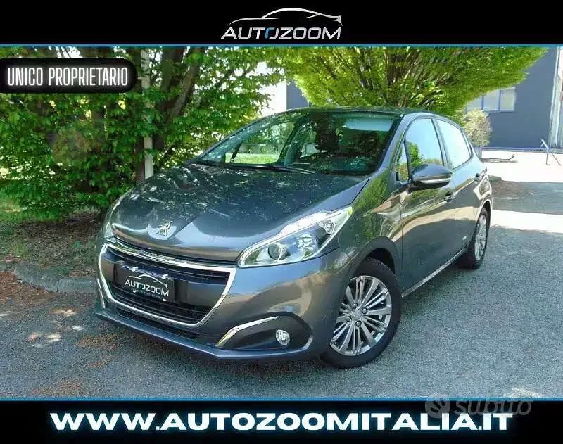 Usata Peugeot 208 83 CV (61 kW) 2018 Grigio Utilitaria
