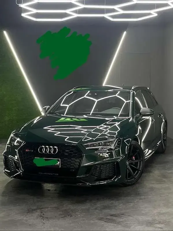 Usata Audi RS4 Exclusive 450 CV (330 kW) 2018 Verde Station wagon