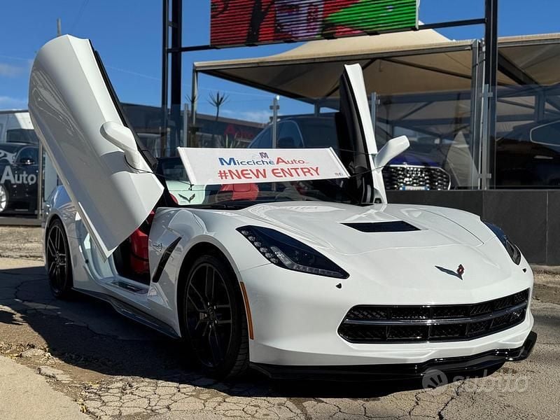 Usata Chevrolet Corvette Stingray 450 CV (330 kW) 2019 Bianco Cabrio