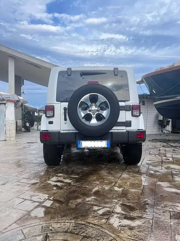Usata Jeep Wrangler Sahara 200 CV (147 kW) 2018 Bianco SUV