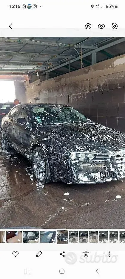 Usata Alfa Romeo 159 150 CV (110 kW) 2010 Nero Berlina