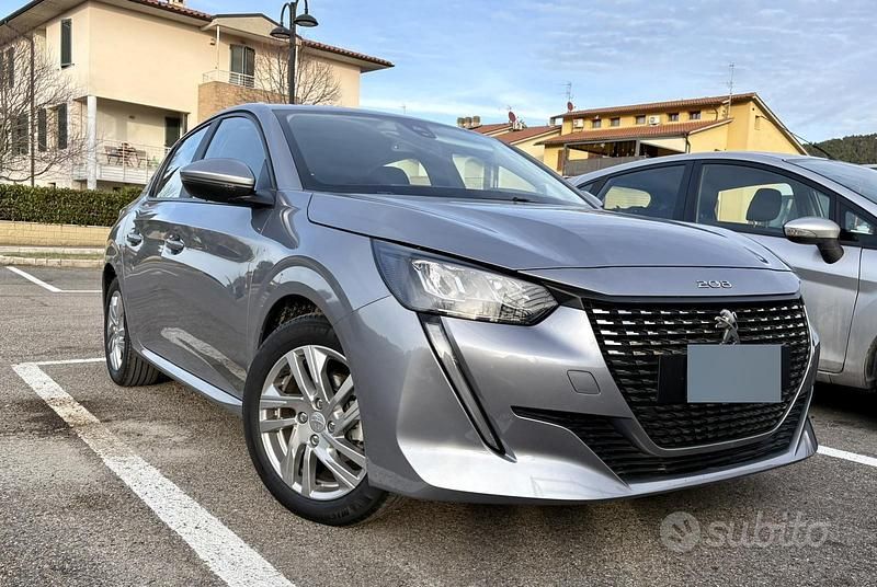 Usata Peugeot 208 75 CV (55 kW) 2021 Grigio Utilitaria