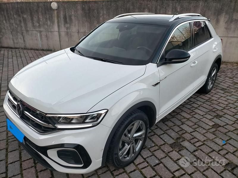 Usata VW T-Roc R-line 110 CV (80 kW) 2022 Bianco SUV