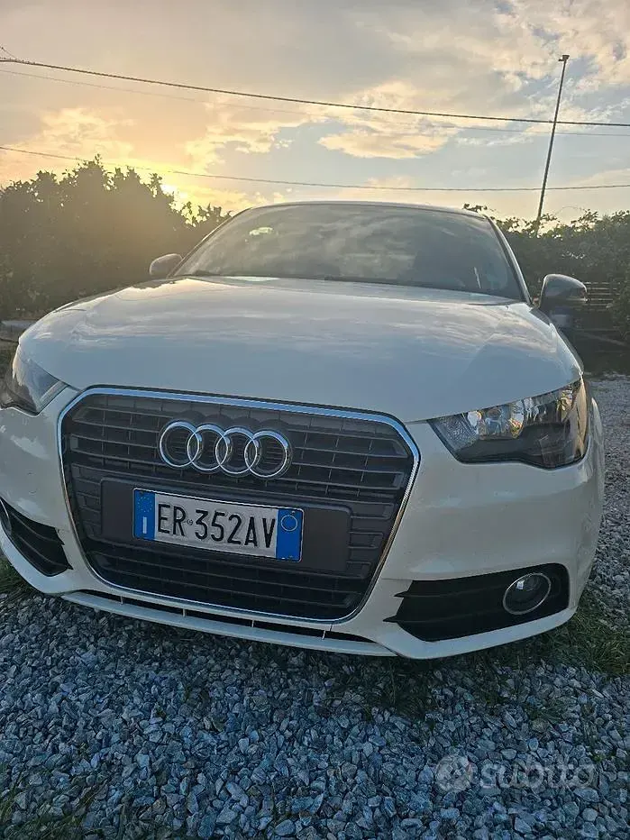 Usata Audi A1 90 CV (66 kW) 2013 Bianco Utilitaria