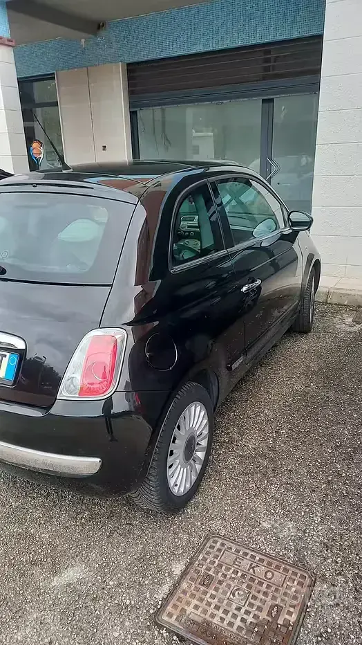 Usata Fiat 500 Pop 69 CV (50 kW) 2009 Nero Cabrio