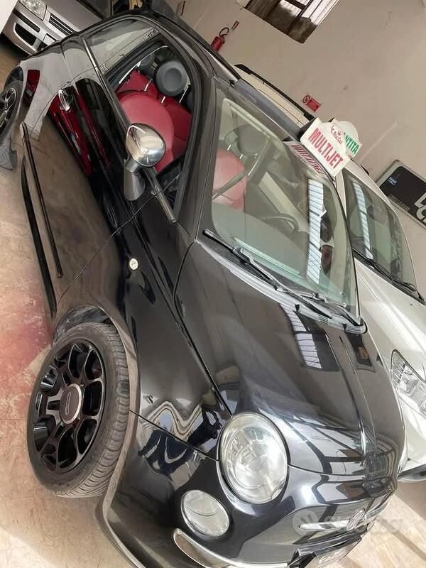 Usata Fiat 500 95 CV (69 kW) 2012 Nero Cabrio