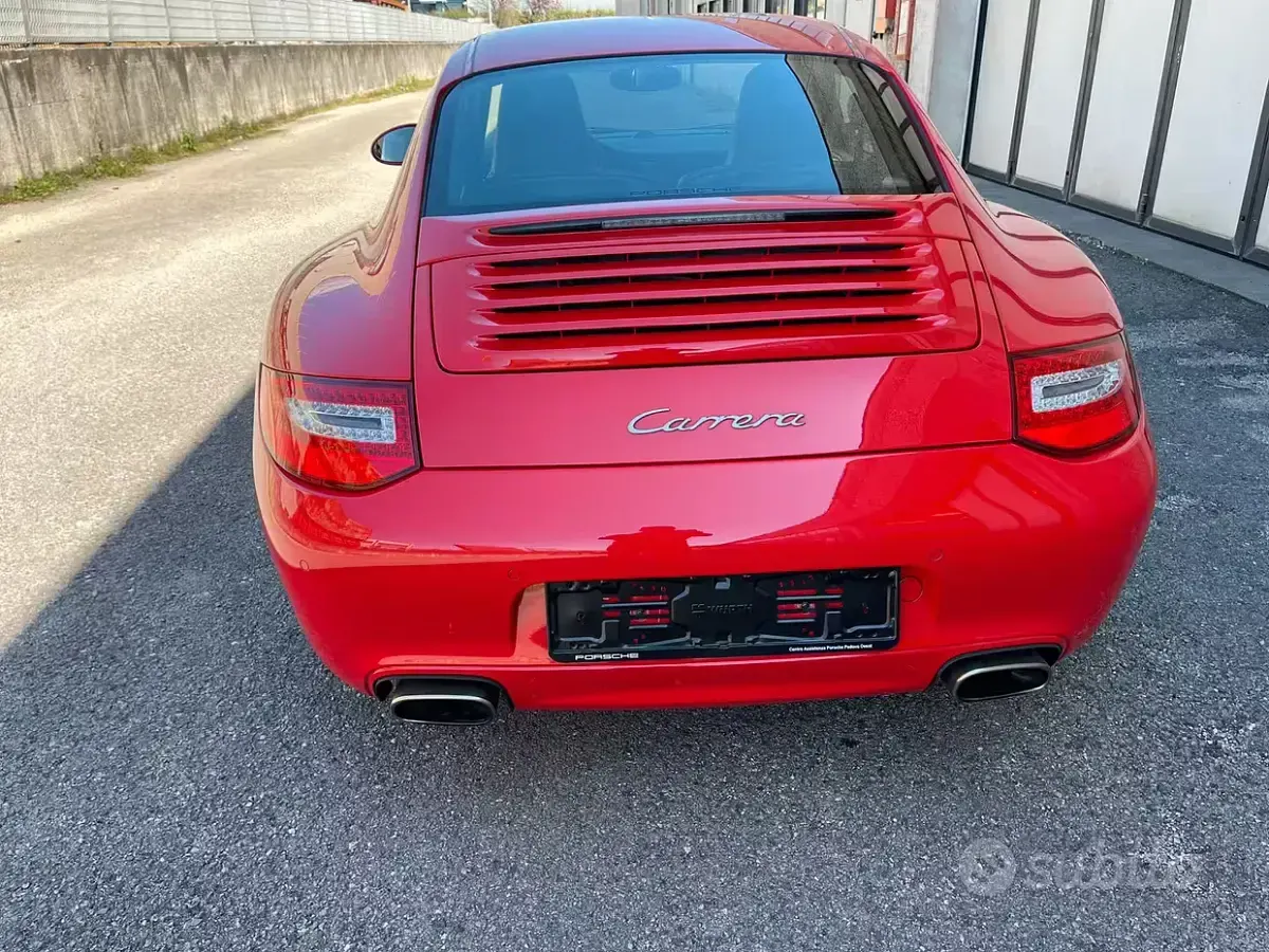 Usata Porsche 997 345 CV (253 kW) 2009 Rosso Coupé