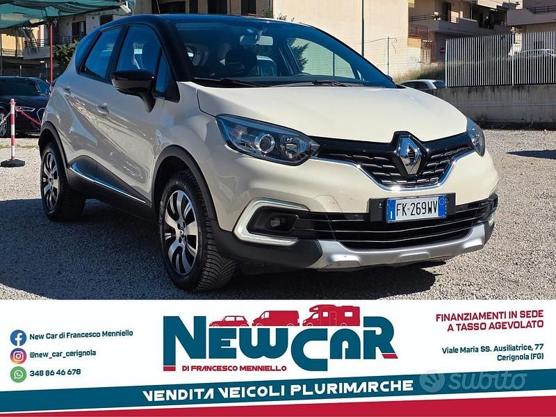 Usata Renault Captur 90 CV (66 kW) 2018 Bianco SUV