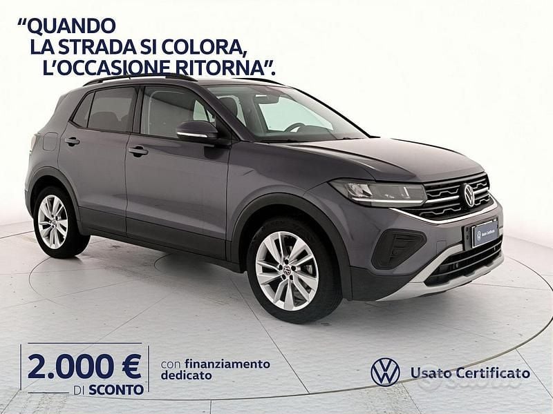 Usado VW T-Cross Edition 95 CV (69 kW) 2024 Gris SUV