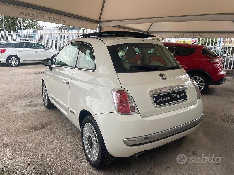 Usata Fiat 500 Lounge 69 CV (50 kW) 2009 Bianco Berlina