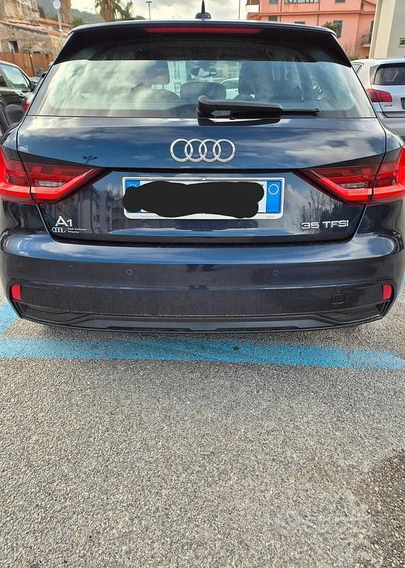 Usata Audi A1 Sportback Advanced 150 CV (110 kW) 2019 Blu Utilitaria