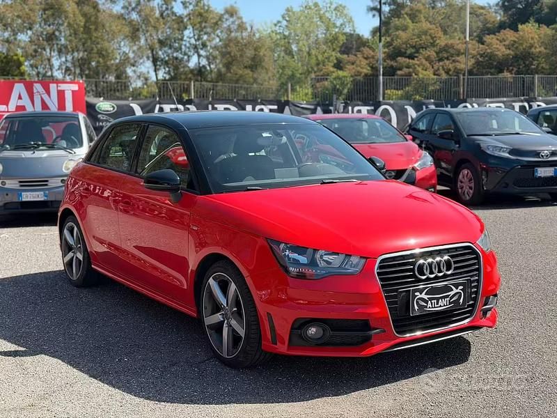 Usata Audi A1 Attraction 86 CV (63 kW) 2014 Rosso Utilitaria