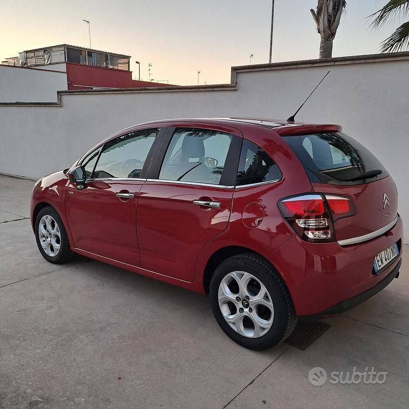 Usata Citroën C3 Exclusive 67 CV (49 kW) 2014 Rosso Berlina