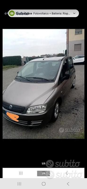 Usata Fiat Multipla 120 CV (88 kW) 2006 Monovolume