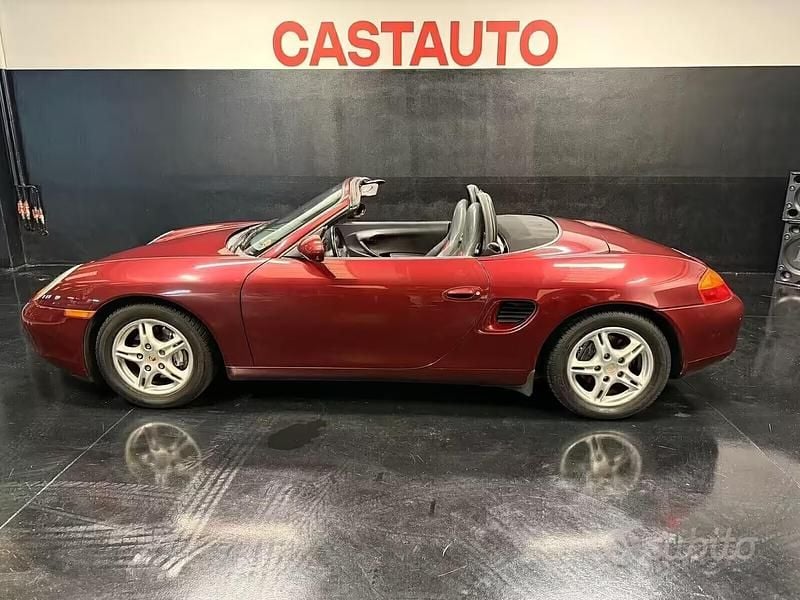 Usata Porsche 986 Boxster 204 CV (150 kW) 1997 Rosso Cabrio