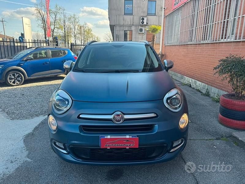 Usata Fiat 500X S 95 CV (69 kW) 2018 Blu SUV