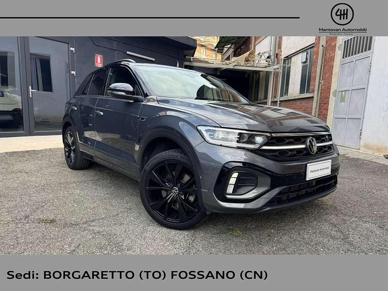 Indium grey tetto nero Usata 2022 VW T-Roc R-line SUV | 28.890 € (Cara) - Immagine 1/4