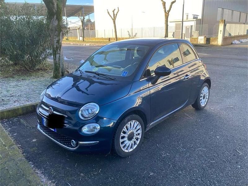 Usata Fiat 500 Lounge 69 CV (50 kW) 2017 Blu/azzurro Utilitaria