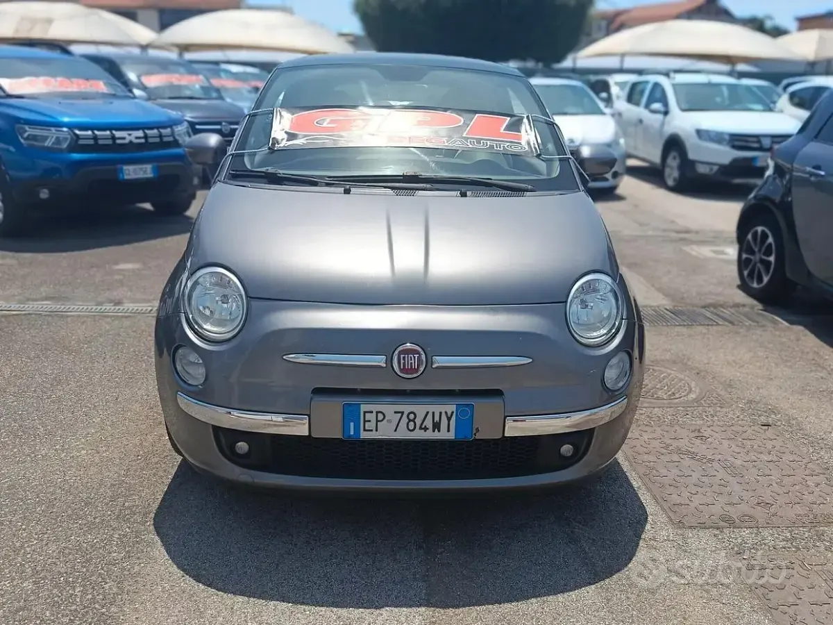 Usata Fiat 500 Lounge 69 CV (50 kW) 2013 Grigio Berlina
