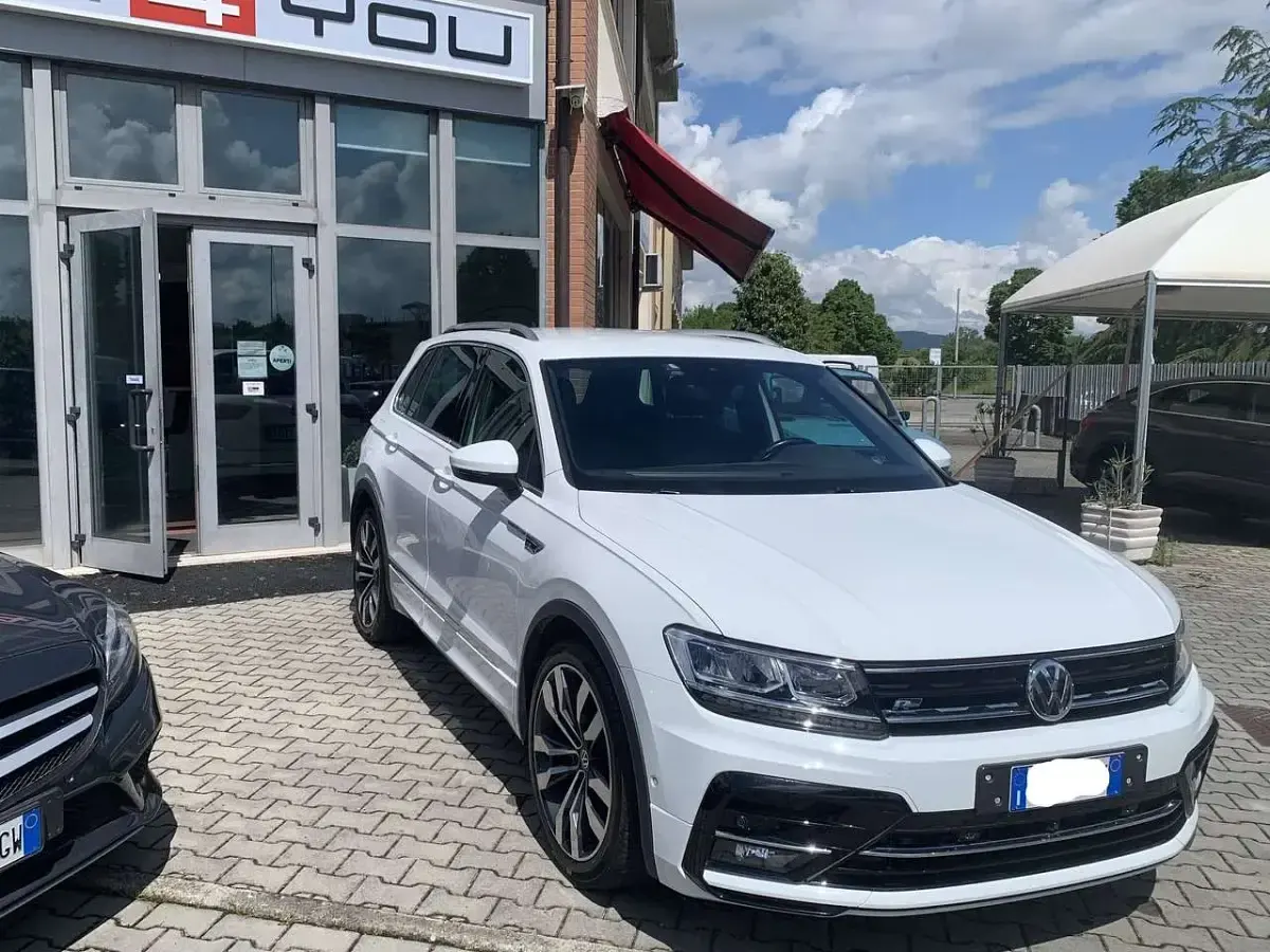 Usata VW Tiguan Advance 150 CV (110 kW) 2018 Bianco SUV