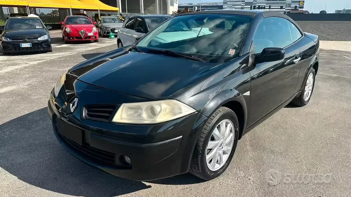 Occasion Renault Mégane Cabriolet Dynamique 130 PK (95 kW) 2008 Zwart Cabriolet