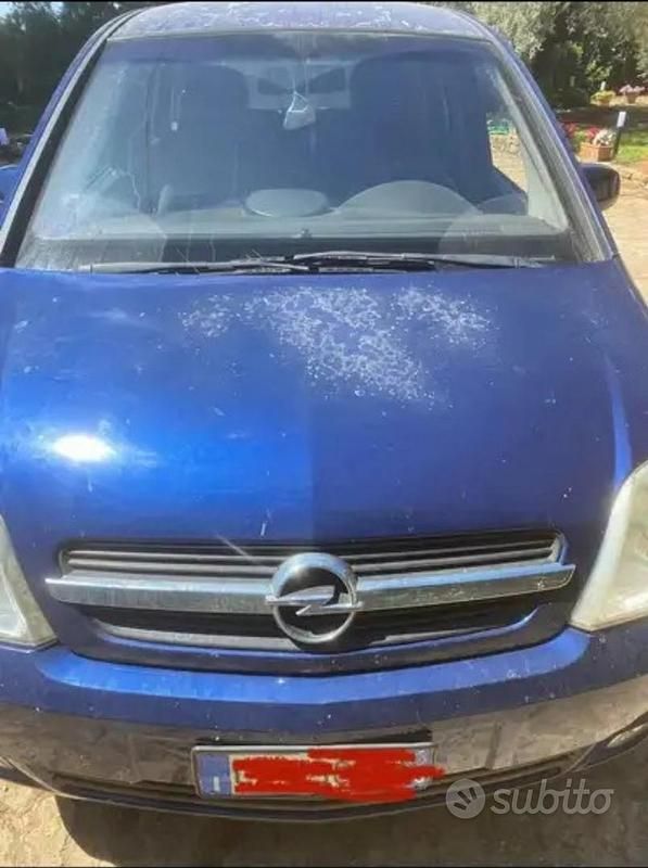 Blu/azzurro Usata 2004 Opel Meriva Cosmo Monovolume | 750 € (Ottimo prezzo) - Immagine 1/4