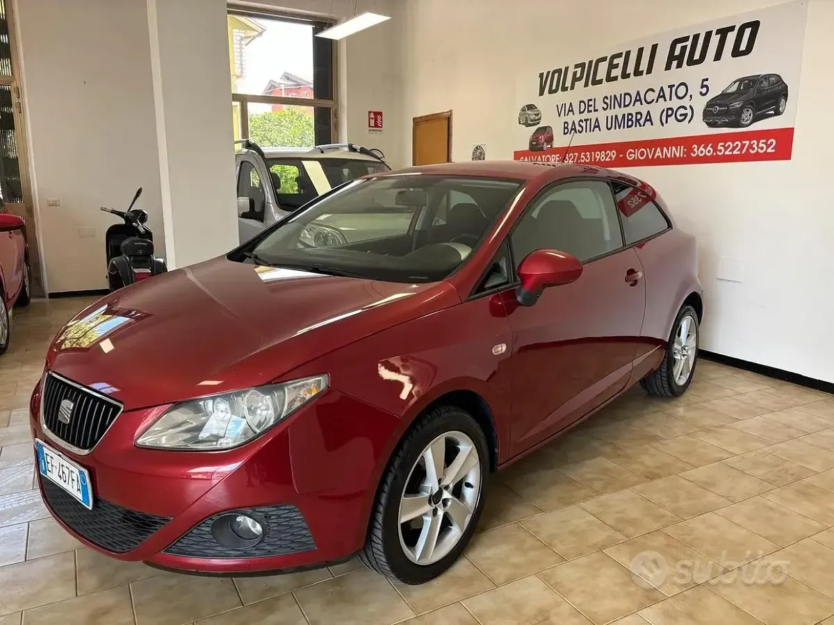 Usata Seat Ibiza Sport 105 CV (77 kW) 2011 Rosso Berlina