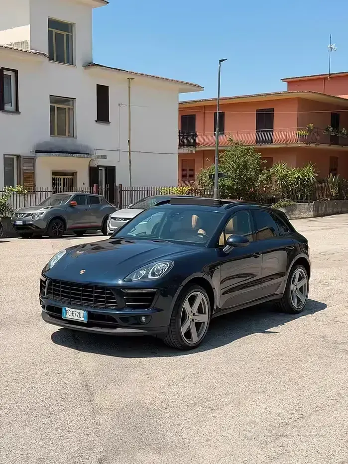 Usata Porsche Macan S 250 CV (183 kW) 2016 Blu SUV