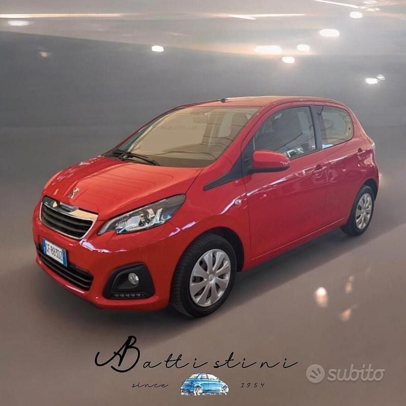 Rosso Usata 2021 Peugeot 108 Active Tre volumi | 8900 € (Ottimo prezzo) - Immagine 1/4